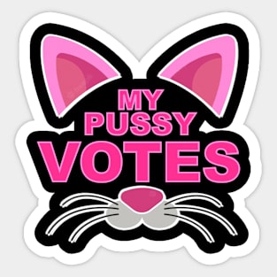 MEOW VOTE COUNTS Sticker